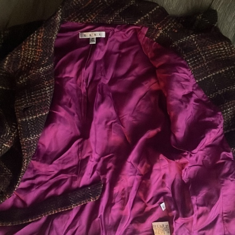 CAbi jacket medium fully lined wool vest jacket - Picture 7 of 8